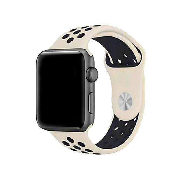 Printing Silicone Strap For Apple Watch Band 45mm 44mm 42mm Sport