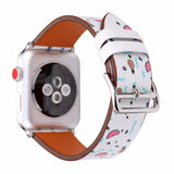 Accessories Apple Watch band strap, flower floral design print, 44mm/ 40mm/ 42mm/ 38mm , Series 1 2 3 4