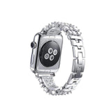 Accessories Apple Watch crystal band, Luxury Bling Diamond Bracelet,  Rhinestone Stainless Steel Strap 44mm/ 40mm/ 42mm/ 38mm, iWatch Series 1 2 3 4