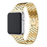 Accessories Apple Watch Series 5 4 3 2 Band, Hexagon Strap, Stainless Steel, iWatch, Watchbands, 38mm, 40mm, 42mm, 44mm -  US fast shipping