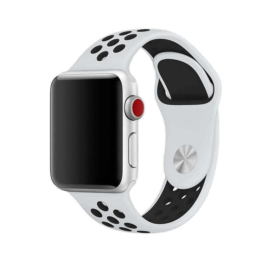 Apple Watch Band Silicone Strap Bracelet Sport Wrist Watch Belt – jetechband