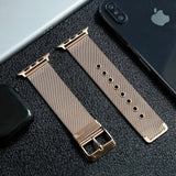 accessories Apple Watch Series 5 4 3 2 Band, Sport Milanese Loop with buckle, Stainless Steel iwatch 38mm, 40mm, 42mm, 44mm - US Fast Shipping