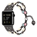 Accessories Black 3 / 38mm/40mm Apple watch cuff band,  Bling Luxury Crystal Diamond iWatch cuff bangle,  Stainless Steel, 44mm, 40mm, 42mm, 38mm, Series 1 2 3 4