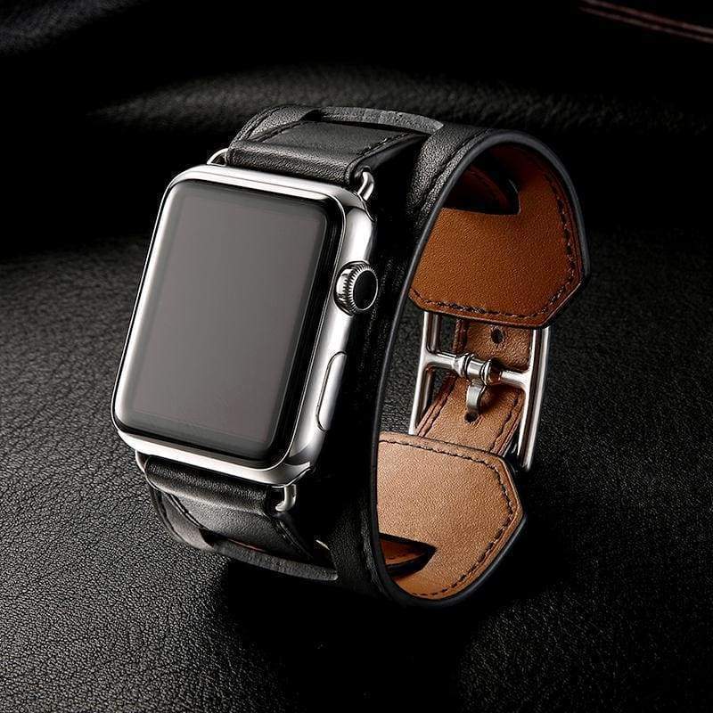 Leather Loop For Apple watch band Bracelet belt Double Tour Watchband –  jetechband