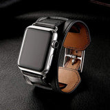 accessories Black / 38mm / 40mm Apple Watch Series 5 4 3 2 Band, Leather Double Tour wrap Bracelet Strap Watchband fits 38mm, 40mm, 42mm, 44mm - US Fast Shipping