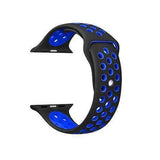 accessories Black Blue / 38mm / 40mm S Apple Watch Series 5 4 3 2 Band, Silicone Strap Bracelet Sport Wrist Watch Belt Rubber  38mm, 40mm, 42mm, 44mm - US Fast shipping