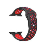 accessories Black Red / 38mm / 40mm S Apple Watch Series 5 4 3 2 Band, Silicone Strap Bracelet Sport Wrist Watch Belt Rubber  38mm, 40mm, 42mm, 44mm - US Fast shipping
