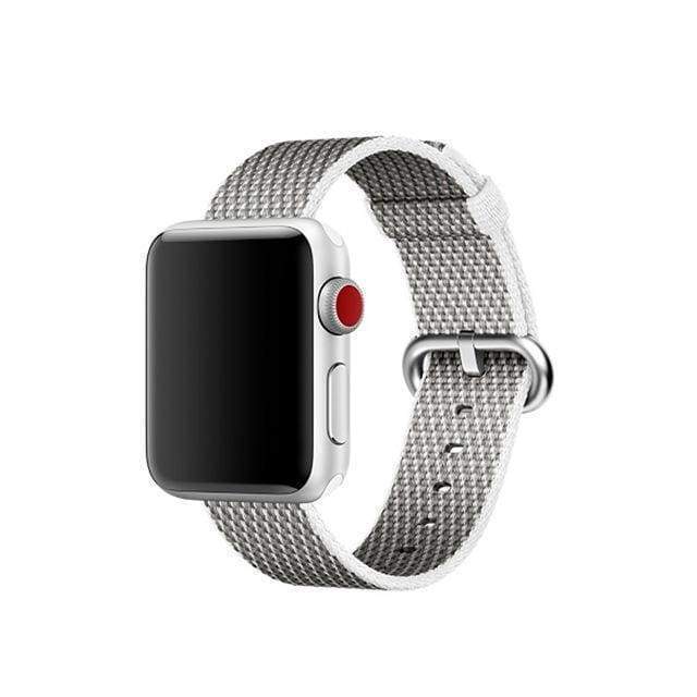 accessories Grey / 38mm / 40mm Apple Watch Series 5 4 3 2 Band, Best Apple watch band Nylon Woven Loop 38mm, 40mm, 42mm, 44mm