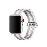 accessories Light Grey / 38mm / 40mm Apple Watch Series 5 4 3 2 Band, Best Apple watch band Nylon Woven Loop 38mm, 40mm, 42mm, 44mm