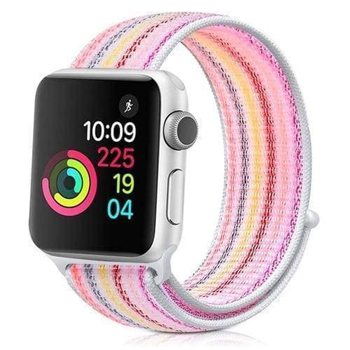 accessories new strip pink / 38mm/40mm Apple Watch band Nylon sport loop strap 44mm/ 40mm/ 42mm/ 38mm iWatch Series 1 2 3 4 bracelet hook-and-loop wrist watchband accessories - US fast shipping