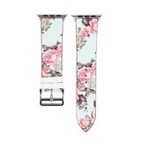 Accessories Pink / 38mm/40mm Apple Watch band strap, flower floral design print, 44mm/ 40mm/ 42mm/ 38mm , Series 1 2 3 4