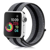 accessories strip black / 38mm/40mm Apple Watch band Nylon sport loop strap 44mm/ 40mm/ 42mm/ 38mm iWatch Series 1 2 3 4 bracelet hook-and-loop wrist watchband accessories - US fast shipping