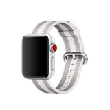 accessories white / 38mm / 40mm Apple Watch Series 5 4 3 2 Band, Sport Woven Nylon Strap, Wrist bracelet belt fabric-like nylon band for iwatch 38mm, 40mm, 42mm, 44mm - US Fast Shipping