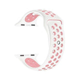 accessories White Light Pink / 38mm / 40mm S Apple Watch Series 5 4 3 2 Band, Silicone Strap Bracelet Sport Wrist Watch Belt Rubber  38mm, 40mm, 42mm, 44mm - US Fast shipping