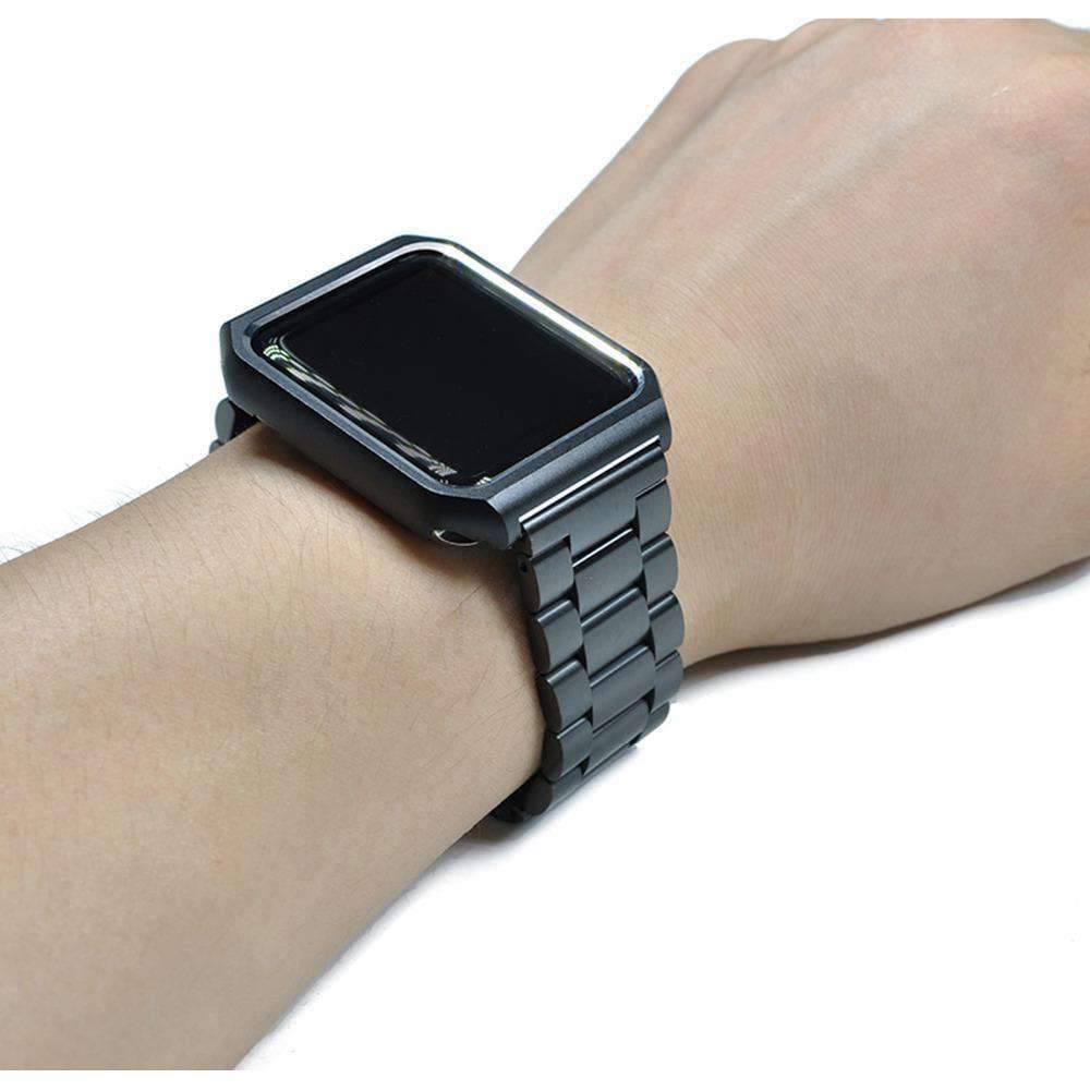 Apple Apple watch band case stainless steel  strap 42mm/38 metal bracelet for iwatch series 1/2/3 - USA Fast Shipping