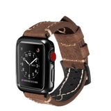 Apple Apple Watch Band handmade Cowboy Calf Leather Watch  38mm 40mm 42mm 44mm Series 4 3 2 iWatch strap