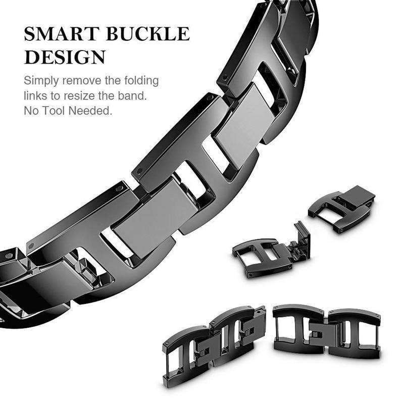 Apple Apple Watch bling diamond band, 38mm 40mm 42mm 44mm, Luxury Stainless Steel Link Strap For iWatch Series 3 2 1 - US Fast shipping