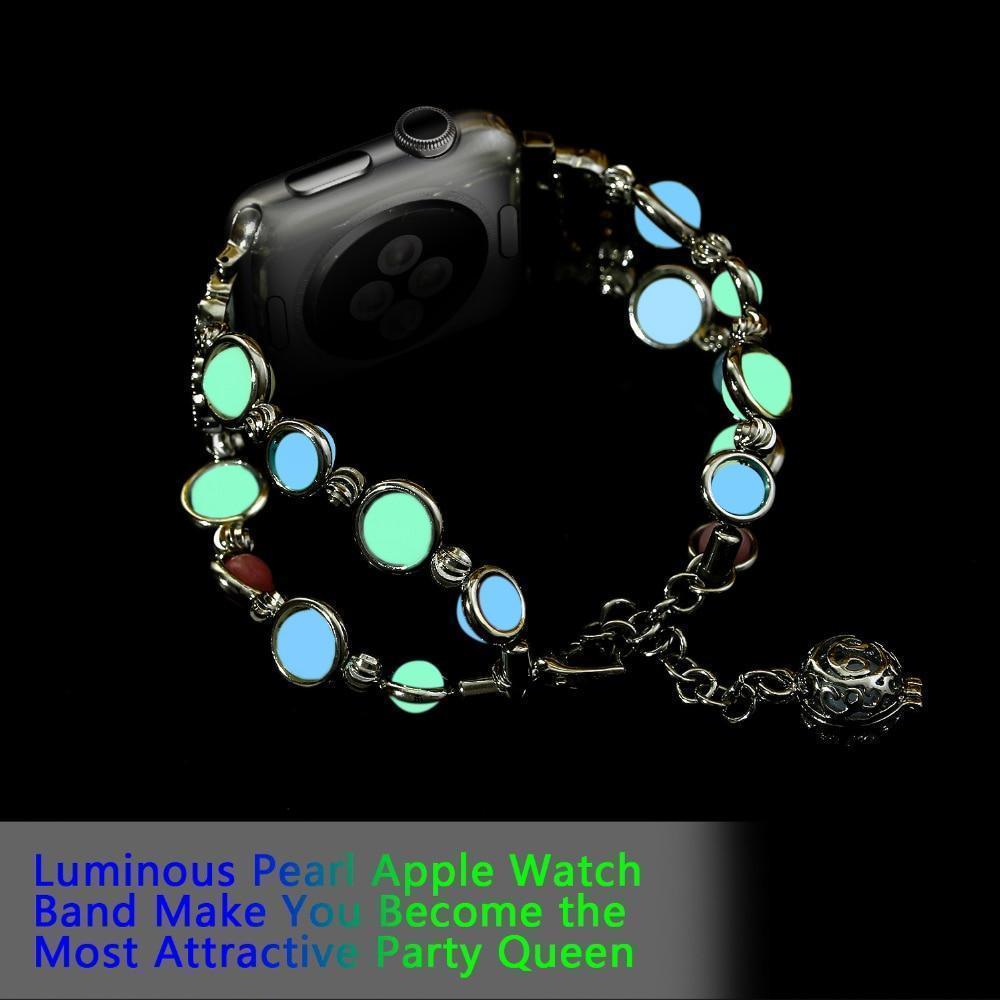 Apple Apple Watch Series 5 4 3 2 Band, Beaded Luminous Glow in dark 38mm, 40mm, 42mm, 44mm - US Fast shipping