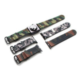 Apple Apple Watch Series 5 4 3 2 Band, Camouflage Sport Style Military Tactical Watchband, Men's Nylon Strap 38mm, 40mm, 42mm, 44mm