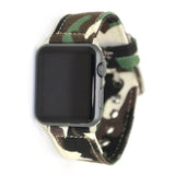 Apple Watch Band Camouflage Wrist Belt Canvas Band Strap