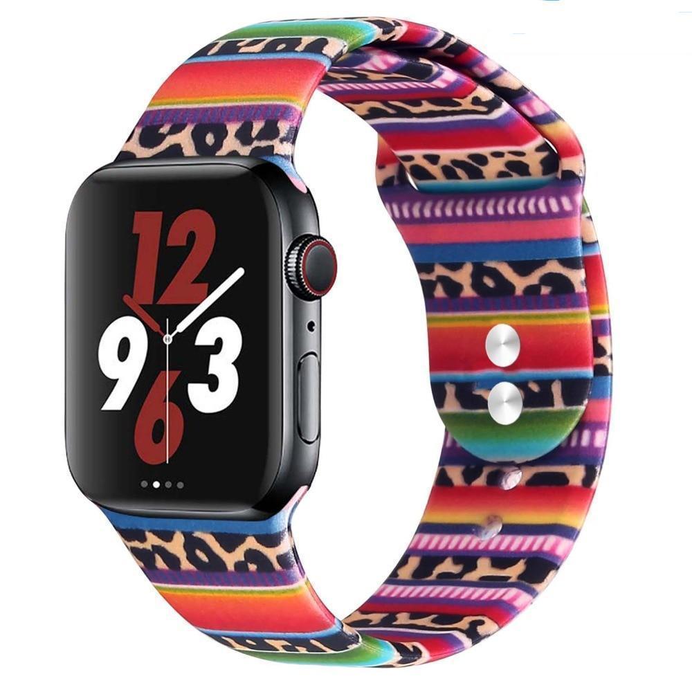 Y2k Star Butterfly Embroidered Denim Leather Watch Strap For Apple Watch  Band 41mm 40mm 38mm Girl Band For iwatch 8 7 SE 6 5 4 3