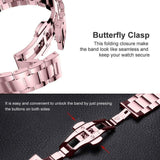Apple Apple Watch Series 5 4 3 2 Band, Luxury case bundle set, Stainless Steel strap bracelet metal rolex link watchband, 38mm, 40mm, 42mm, 44mm