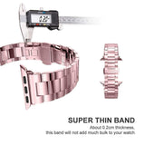 Apple Apple Watch Series 5 4 3 2 Band, Luxury case bundle set, Stainless Steel strap bracelet metal rolex link watchband, 38mm, 40mm, 42mm, 44mm