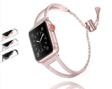 Apple Apple Watch Series 5 4 3 2 Band, New Diamond Watch Bands, Stainless Steel Strap Women Bracelet 38mm, 40mm, 42mm, 44mm - US Fast Shipping