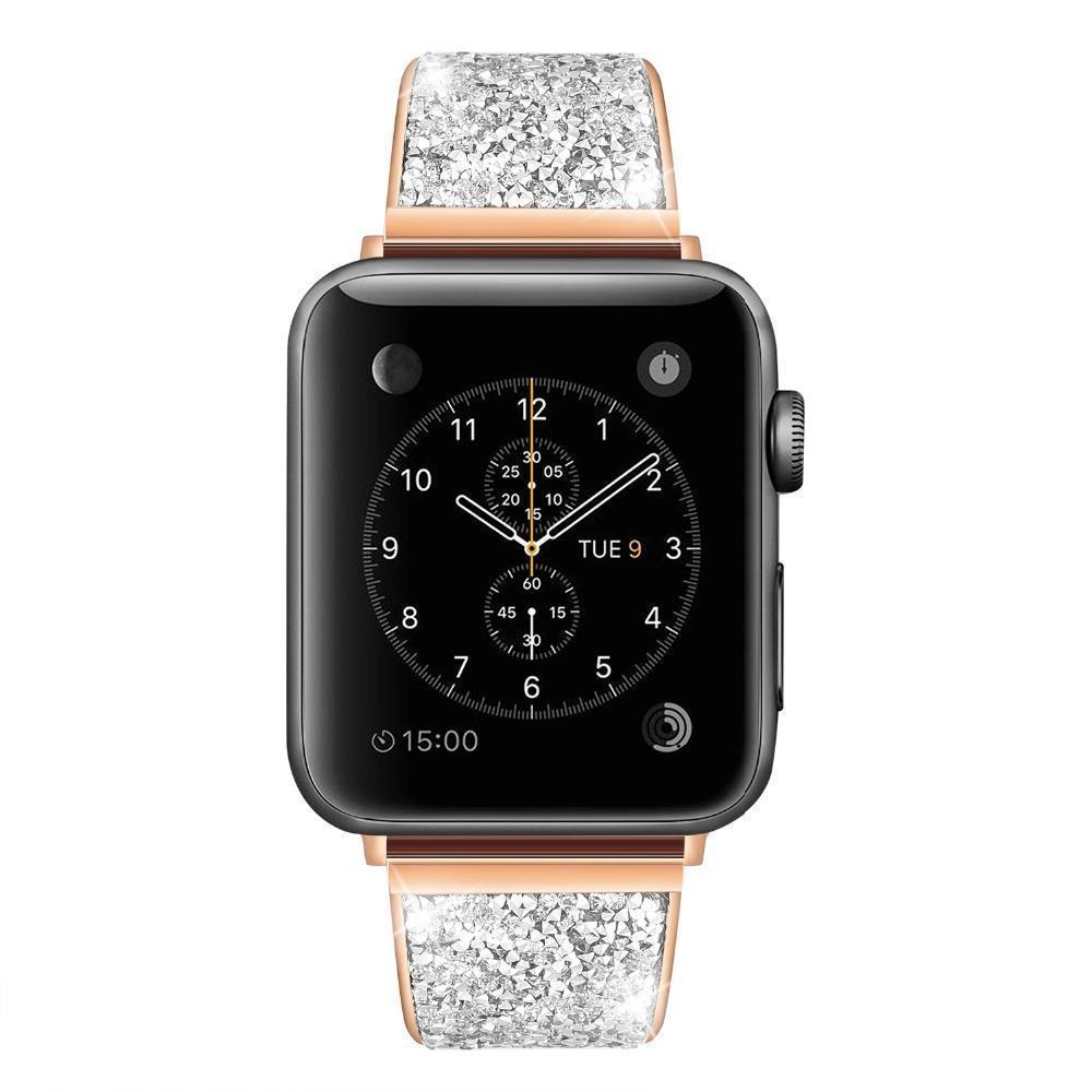 Apple Apple Watch Series 5 4 3 2 Band, Rose gold, Silver or Black Luxury Watchbands Stainless Steel Bracelet Srap 38mm, 40mm, 42mm, 44mm
