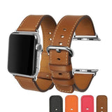 Apple Apple Watch Series 5 4 3 2 Band, Sport Edition, High Quality Calf Faux leather Watchband 38mm, 40mm, 42mm, 44mm