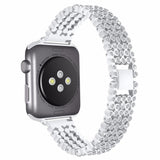 Apple Apple Watch Series 5 4 3 2 Band, Stylish Crystal Diamond stainless steel Replacement Band for iWatch 38mm, 42mm, 40mm, 44mm