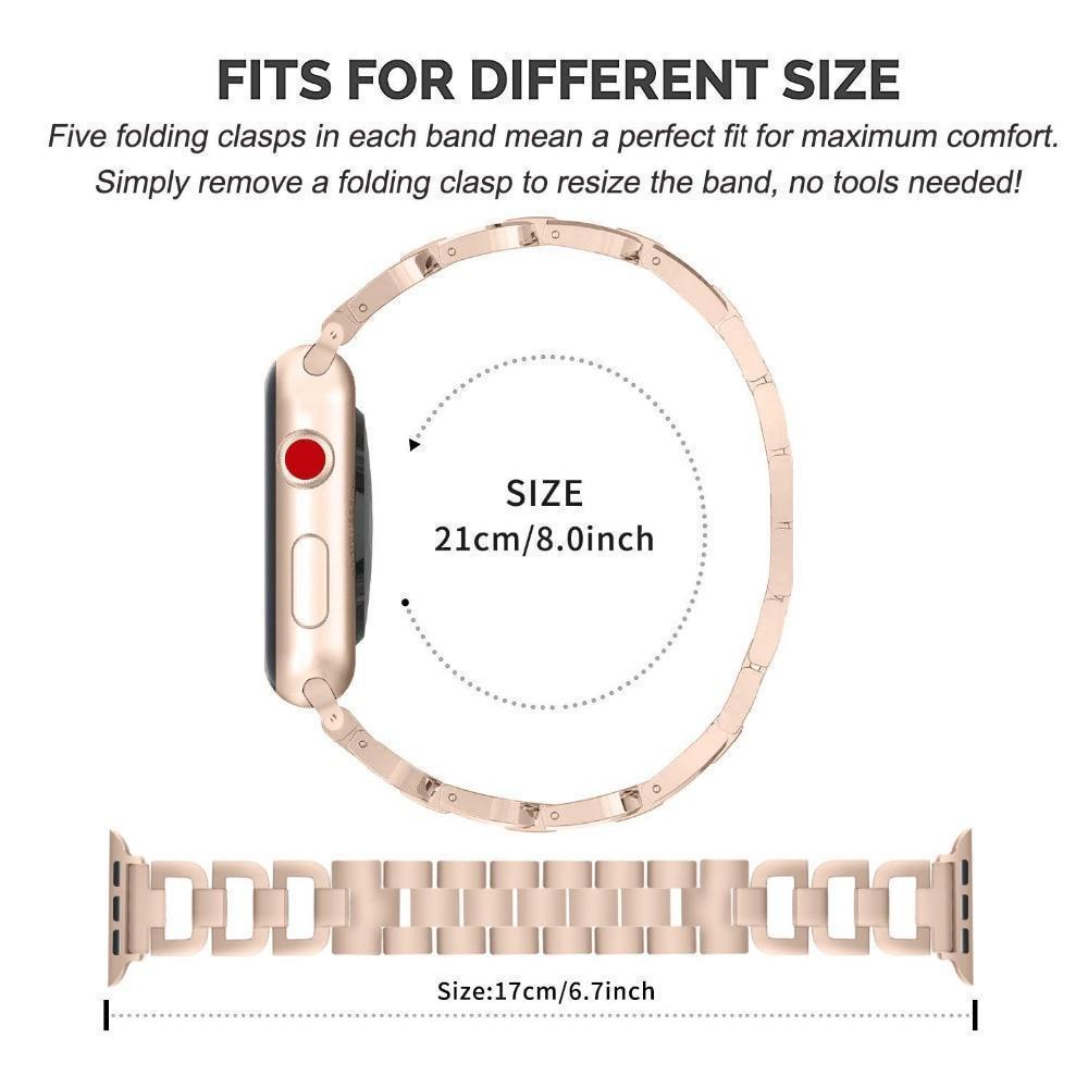 Apple Apple Watch Series 5 4 3 2 Band, Upgarded Strap Metal Replacement Wristband Sport Strap for Nike+ 38mm, 40mm, 42mm, 44mm