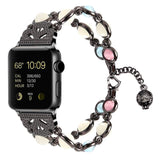 Apple Black / 42mm / 44mm Apple Watch Series 5 4 3 2 Band, Beaded Luminous Glow in dark 38mm, 40mm, 42mm, 44mm - US Fast shipping