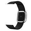 Apple Black / 44MM Rose gold Modern Buckle Leather Band for Apple Watch 44mm 40mm  42mm 38mm Replacement Wristband for iWatch Series 4 3 2