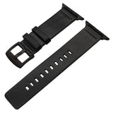 Apple Black B / 38mm Genuine Leather Watchband for iWatch Apple Watch 38mm 40mm 42mm 44mm Series 1 2 3 4 Band Steel Buckle Strap Bracelet