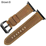 Apple Black buckle with brown leather / 42mm / 44mm Apple Watch Series 5 4 3 2 Band, Vintage Apple watch Band Tooled Leather iWatch Bracelet  42mm 38mm 38mm, 40mm, 42mm, 44mm