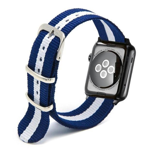 Apple BWB / 44mm Woven Nylon Band Watchband For Apple Watch 3 42mm 38mm fabric-like strap iwatch 3/2/1 wrist band nylon watchband belt