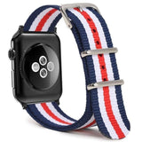 Apple BWRWB / 44mm Woven Nylon Band Watchband For Apple Watch 3 42mm 38mm fabric-like strap iwatch 3/2/1 wrist band nylon watchband belt