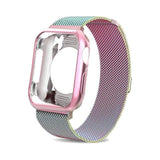 Apple China / colorful / For apple watch 38mm Case+watch strap for Apple Watch 3 iwatch band 42mm 38mm Milanese Loop bracelet Stainless Steel watchband for Apple Watch 4 3 21