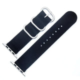 Apple China / Silver-Black / For iwatch 38mm Watchband For Apple Watch Band 42mm 44mm Nylon NATO Sport Strap 38mm 40mm iWatch Bands Accessories Bracelet Series 4 321