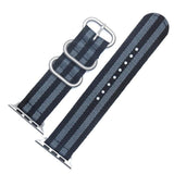 Apple China / Silver-Black Gray / For iwatch 38mm Watchband For Apple Watch Band 42mm 44mm Nylon NATO Sport Strap 38mm 40mm iWatch Bands Accessories Bracelet Series 4 321