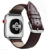 Apple crocodile-brown / for 38mm and 40mm manufacturer Leather Loop for iwatch 4 3 2 1 Strap for Apple Watch Band 38mm 42mm 40mm 44mm Flower Design
