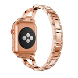 Apple For Apple Watch band 40mm 44mm 38mm 42mm women Diamond Band for iWatch series 4 3 2 1  bracelet stainless steel strap Wristband