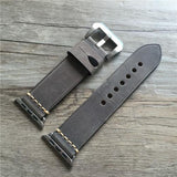 Apple Gray / 38mm / 40mm Genuine Leather strap For Apple watch band apple watch 4 3 42mm 38mm iwatch band 44mm 40mm correa pulseira apple watch Accessorie
