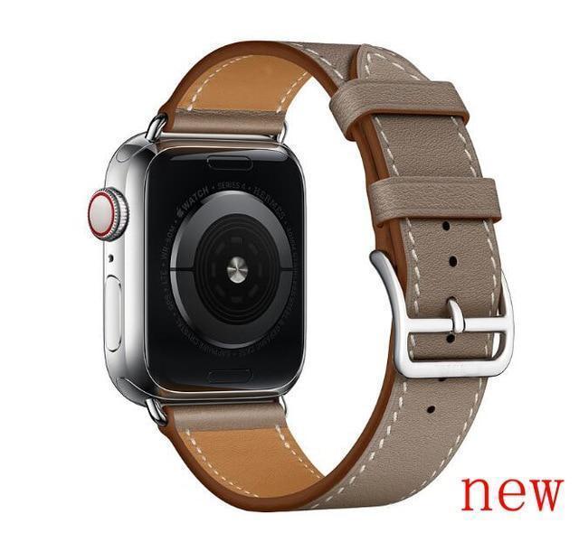 Apple Gray brown / for 38mm and 40mm manufacturer Leather Loop for iwatch 4 3 2 1 Strap for Apple Watch Band 38mm 42mm 40mm 44mm Flower Design