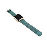 Apple GREEN / 38mm/40mm Leopard Rainbow Bling Glitter Leather Band for Apple Watch Series 1 2 3 Strap 42mm 38mm Bracelet for iWatch Wristband