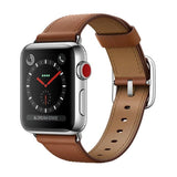 Apple Leather Strap For Apple Watch Band 42mm 38mm iwatch 4/3 Bracelet 44mm 40mm bracelet Stainless Steel Classic Buckle Watchband, USA Fast Shipping
