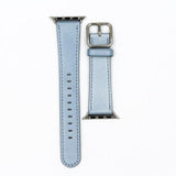 Apple Light Blue / 38mm / 40mm Apple Watch Series 5 4 3 2 Band, Classic Buckle Band for iWatch Calf Leather With Square Buckle Modern Design 38mm, 40mm, 42mm, 44mm