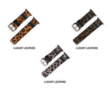 Apple Luxury Leopard Print Leather Watch Strap for Apple Watch Series 5 4 3 2 1 Band Men/Women Bracelet 38mm 42mm 40mm 44mm