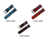 Apple Luxury Leopard Print Leather Watch Strap for Apple Watch Series 5 4 3 2 1 Band Men/Women Bracelet 38mm 42mm 40mm 44mm